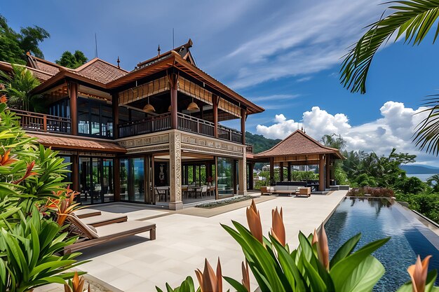 Large Glass Adorned Luxury Villa in Phuket