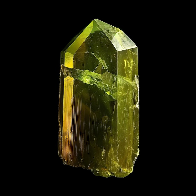 Photo a large green diamond with a yellow center that says quot emerald quot