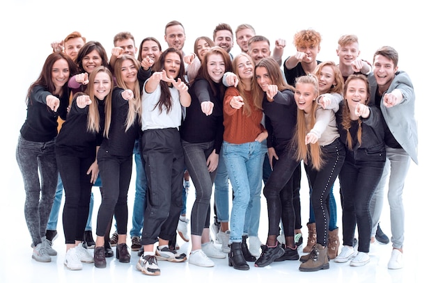 Photo large group of gay young people standing together