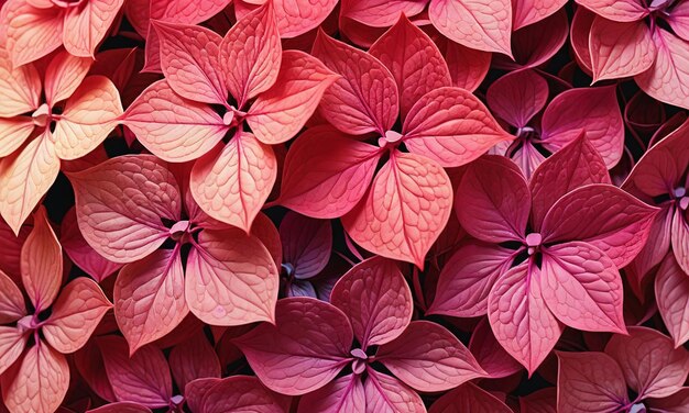 Photo a large group of pink flowers