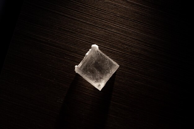 Large ice cubes transparent and textured