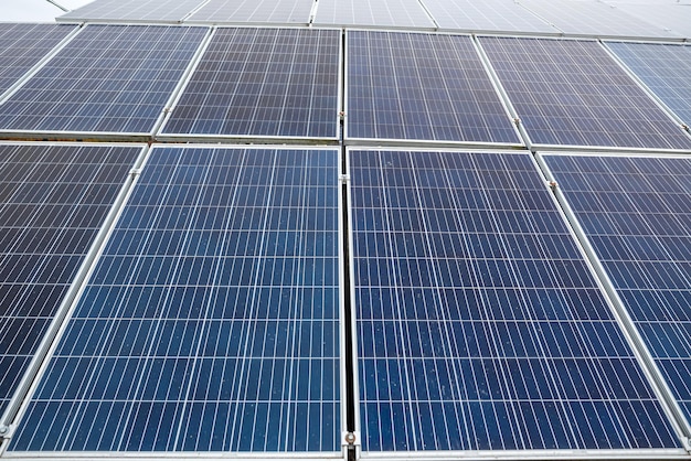 Large incredibly spacious panels installed to save electricity and preserve the environment