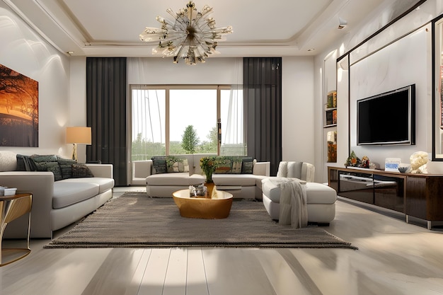 Идеи дизайна интерьера большой гостиной для создания уютного и приятного пространства
