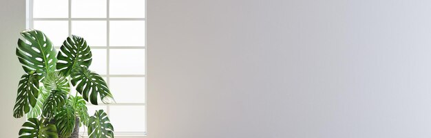 Photo large luxury modern bright interiors living room mockup banner illustration 3d rendering