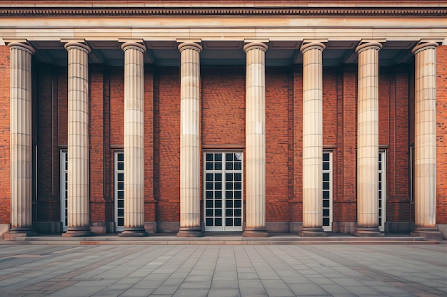 Large Majestic Brick Building