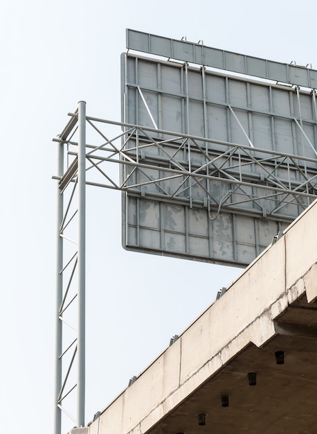 Large metal billboard