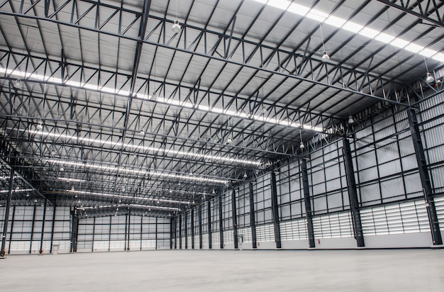 Large modern empty storehouse