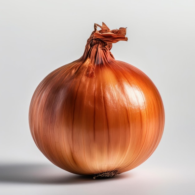 A large onion isolated on a white background