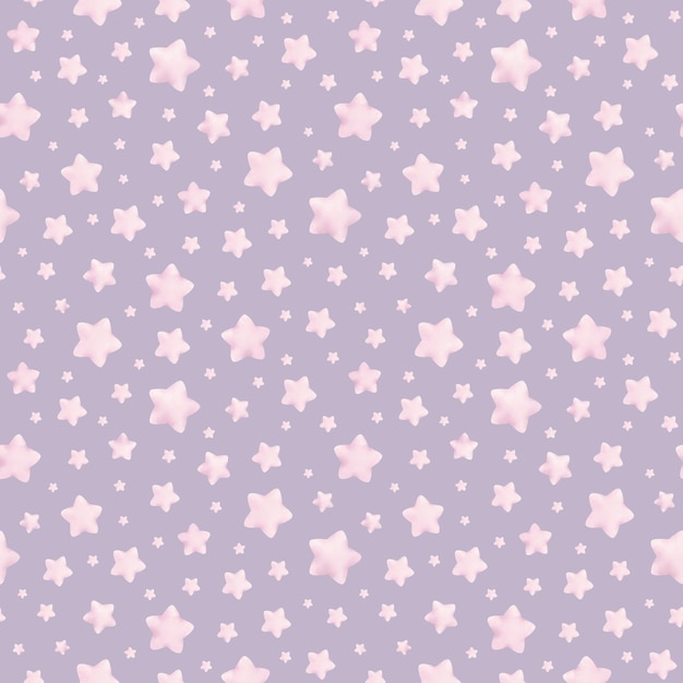 紫の背景の大きなピンクの星