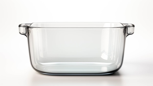 Photo large plastic tub on white background