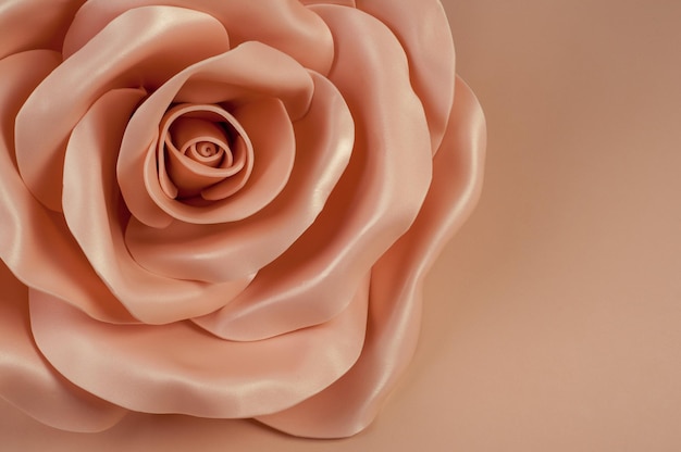 Large  rose from EVA foam on a pink background