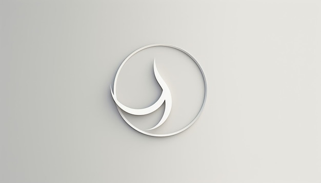 Photo large round logo simplistic muslim