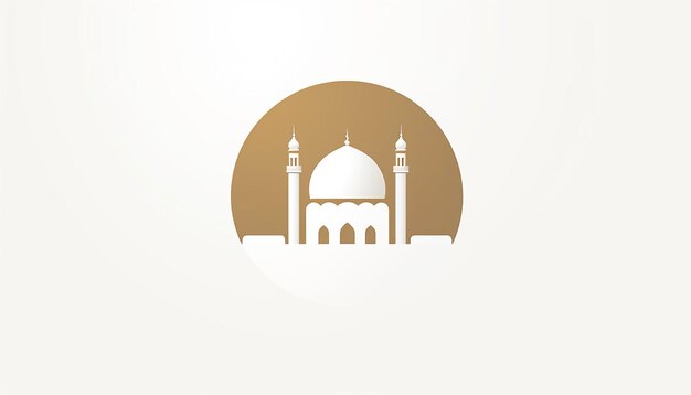 Photo large round logo simplistic muslim