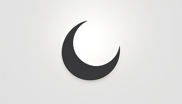 写真 大きな丸いロゴ 単純なイスラム教徒