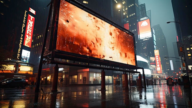 Photo a large screen that says the word fire on it