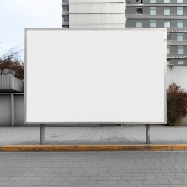 large sign mockup