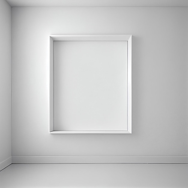 Foto immagine generata dall'ai di un grande studio bianco brillante e spazioso