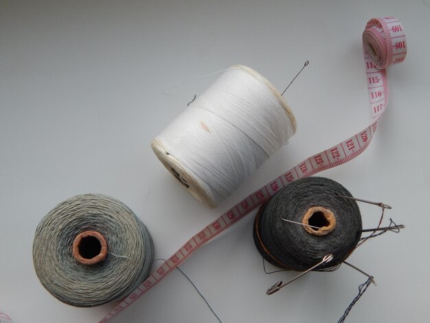 Large spools of thread