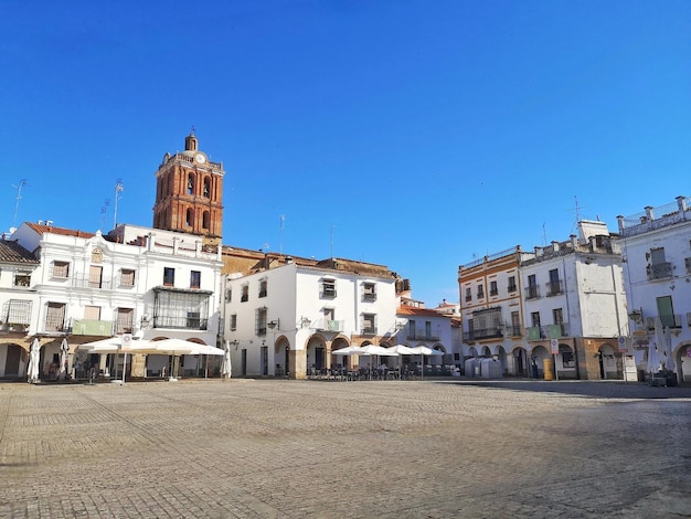 Large square of Zafra in the province of Badajoz