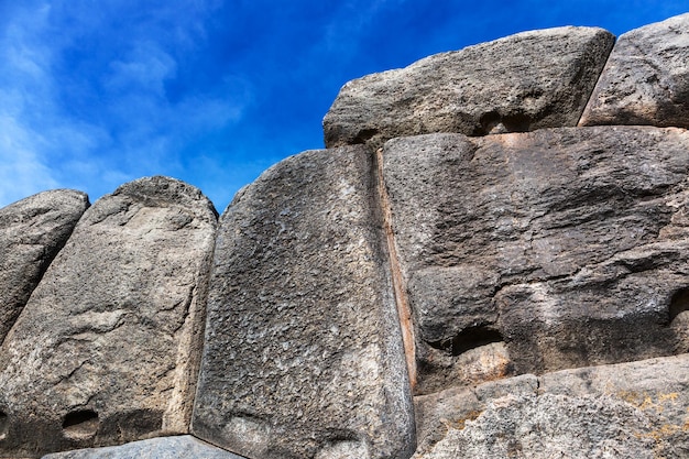 Large stones in the wall