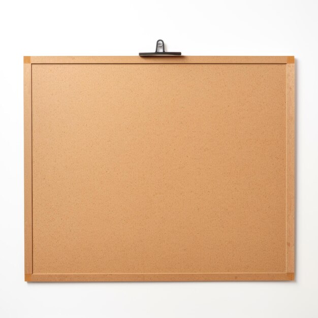 Photo large student corkboard isolated on transparent background generative ai