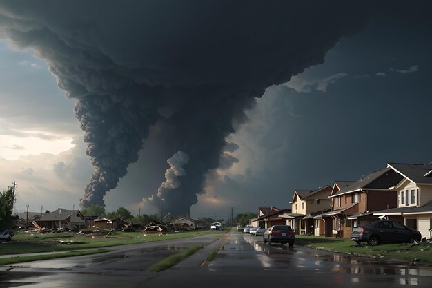 Large tornado disaster