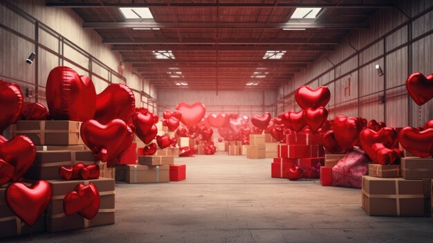 Large warehouse of Valentines Day gifts Sale and delivery of goods
