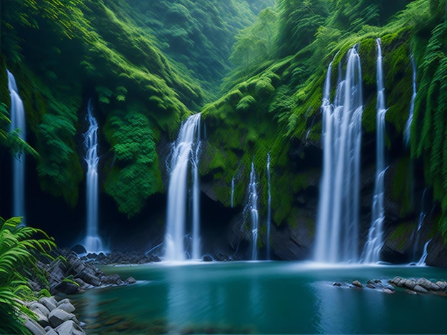 wallpaper of waterfalls