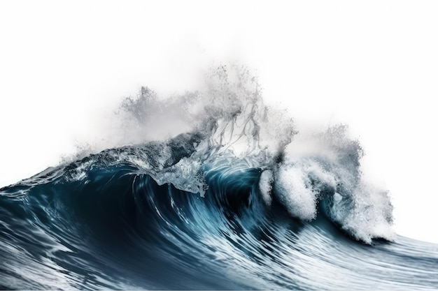 A large wave in the middle of the ocean generative AI