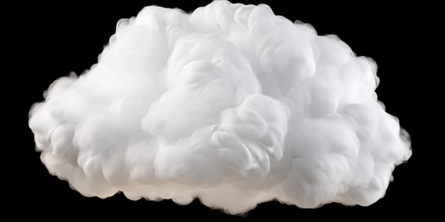 Photo a large white cloud in the sky generative ai