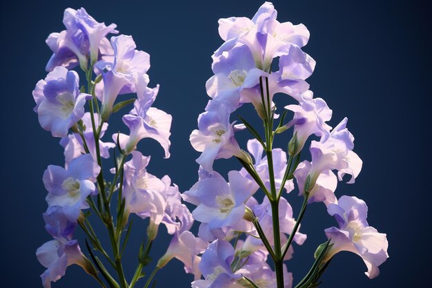 Larkspur closeup