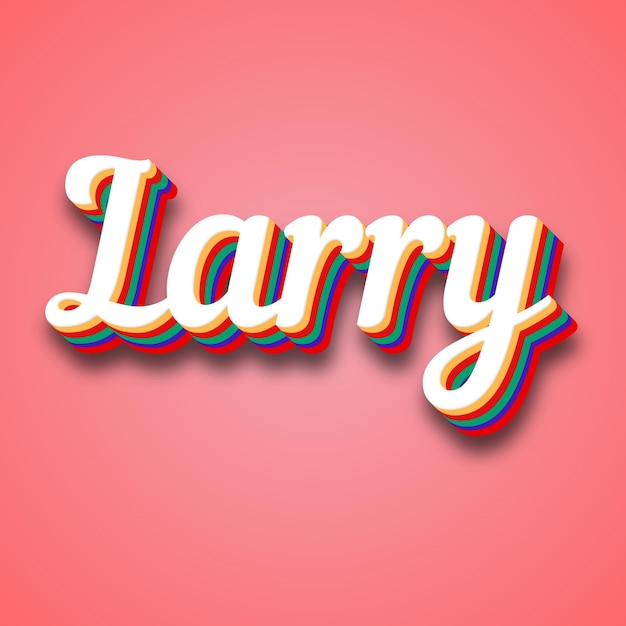 Photo larry text effect photo image cool