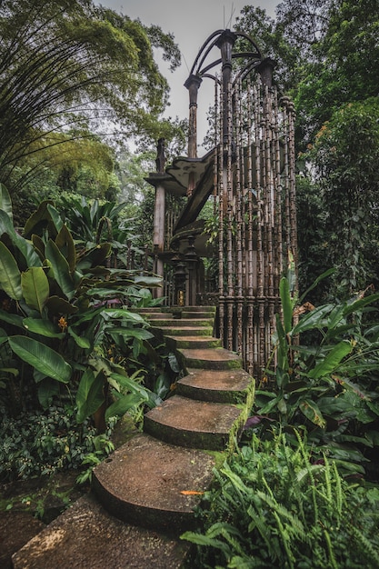 Las Pozas, een surrealistische botanische tuin in Xilitla, Jalisco Mexico door Edward James.