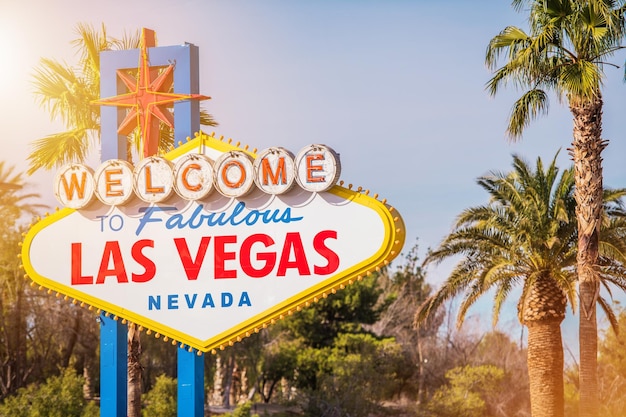 Photo las vegas welcome sign