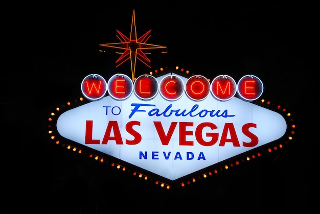 Las Vegas welcome sign