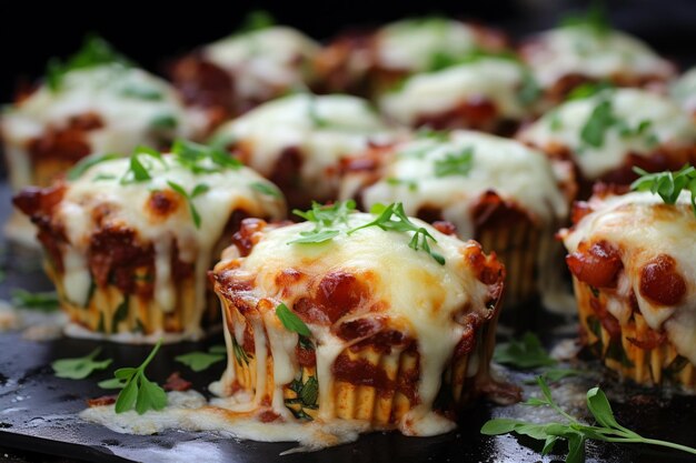 Lasagna Cupcakes