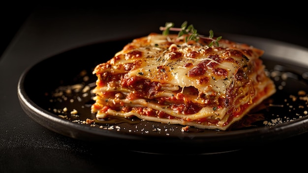 ラザニャのレイヤー イタリアの美味しい完璧さ