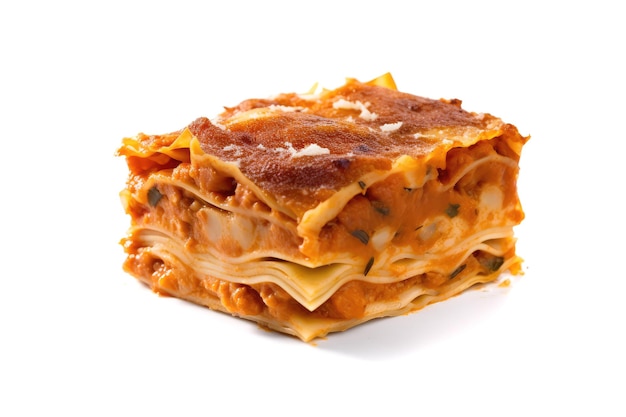 Lasagna Piece Italian Cuisine Recipe Cheese Lasagne Lasagna Portion Abstract Generative AI Illustration