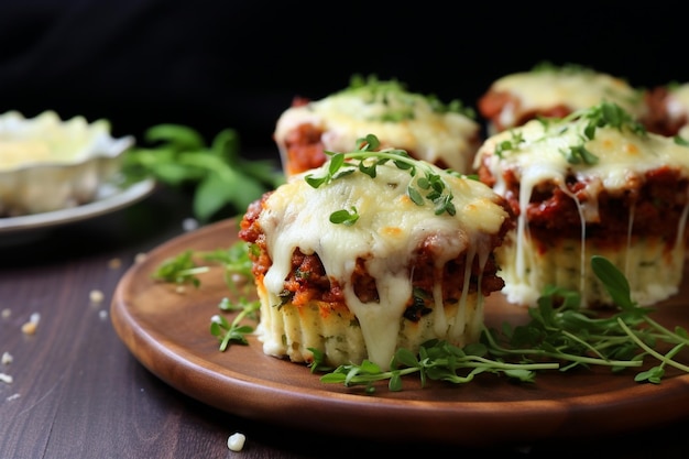 Lasagne cupcakes