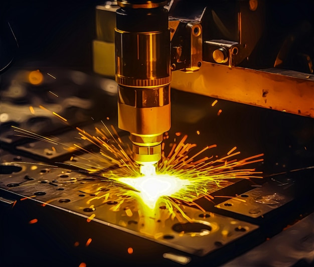 Laser cutting steel