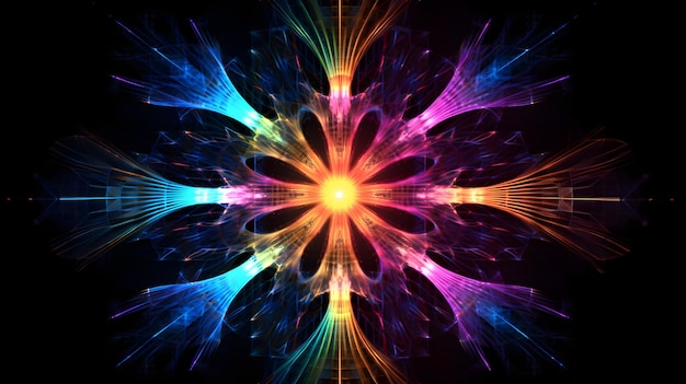 laser fractal star diffraction