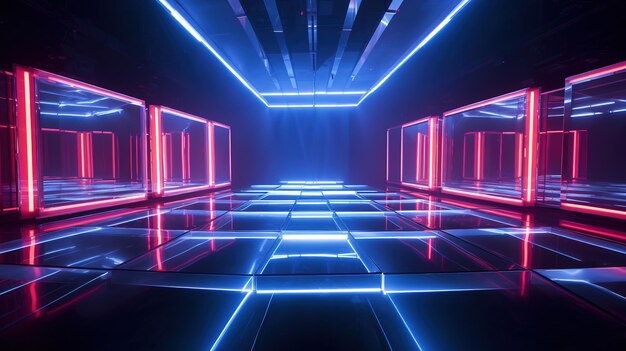 Laserlichten holografische displays en slanke metalen structuren