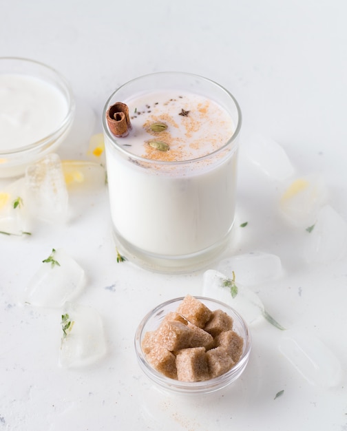 Lassi is an Indian traditional beverage