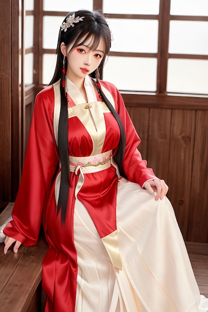 L'ultimo costume cosplay del costume di hanfu dell'imperatore