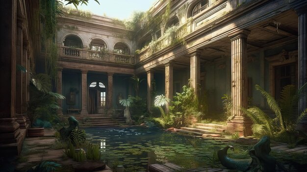 Premium AI Image  The last of us part 2 concept art