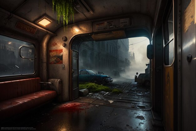 Premium AI Image  The last of us part 2 concept art