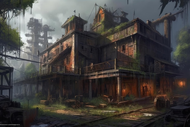 The last of us part 2 - abandoned building