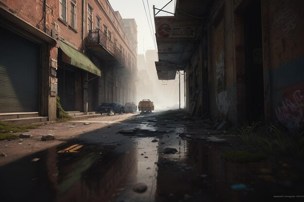 Premium AI Image  The last of us part 2 concept art