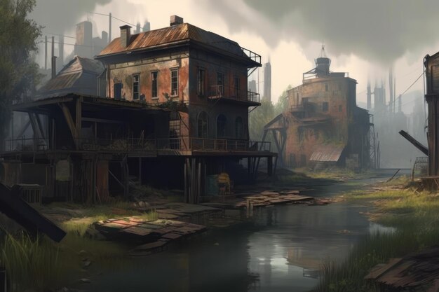 Premium AI Image  The last of us part 2 concept art