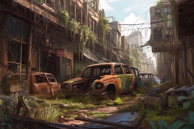 The last of us post apocalyptic city